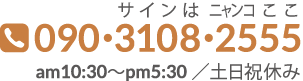 迷子猫チラシの電話番号 090-3108-2555